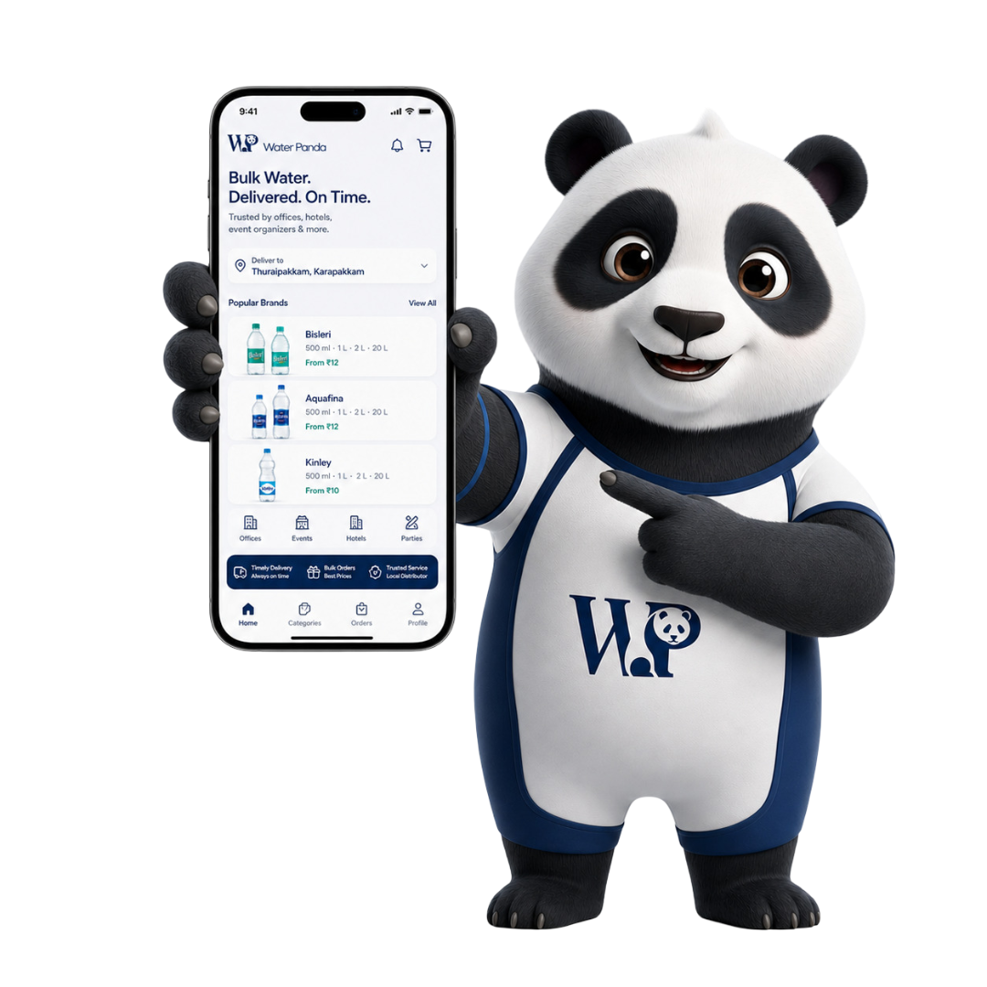 Water Panda App Interface